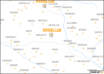 map of Prnalija