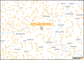 map of Prnjavor Mali