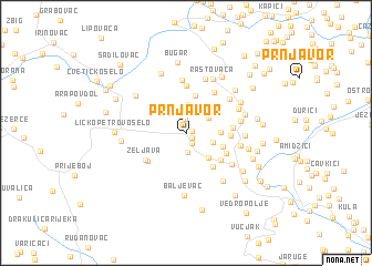 map of Prnjavor