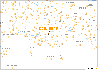 map of Prnjavor