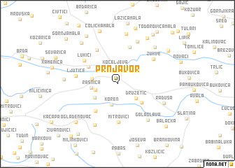 map of Prnjavor