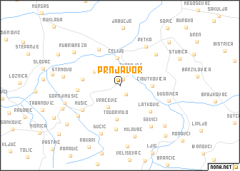 map of Prnjavor