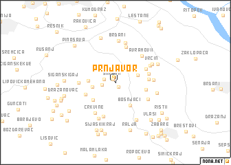 map of Prnjavor