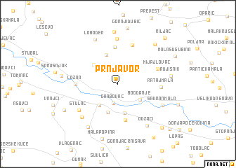 map of Prnjavor