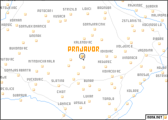 map of Prnjavor