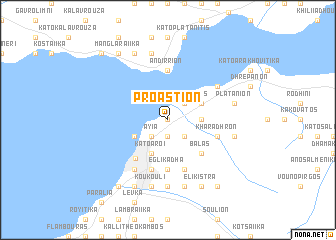 map of Proástion