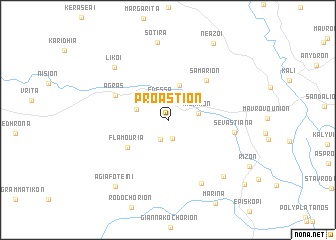 map of Proástion