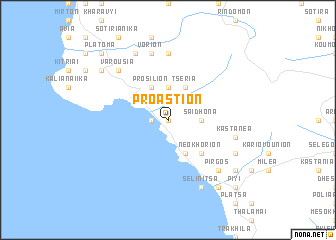 map of Proástion