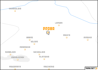 map of Proba