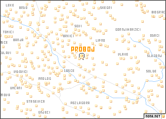 map of Proboj
