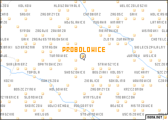 map of Probołowice