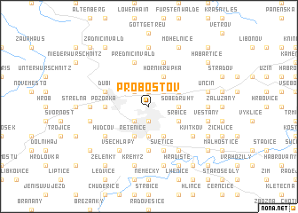 map of Proboštov