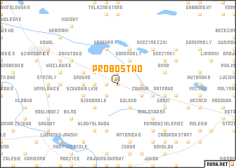 map of Probostwo