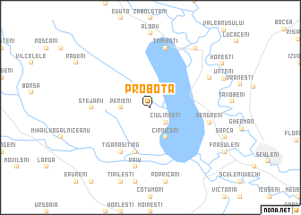 map of Probota