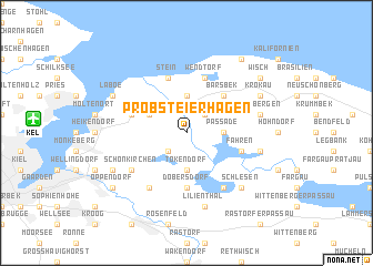 map of Probsteierhagen