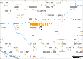 map of Probst Jesar