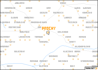 map of Prochy