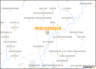 map of Procoio Nuovo