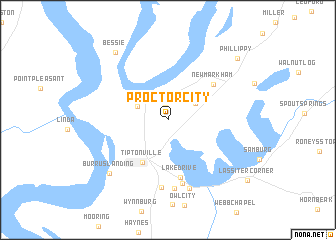 map of Proctor City