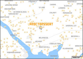 map of Proctors Seat