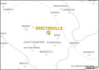 map of Proctorville