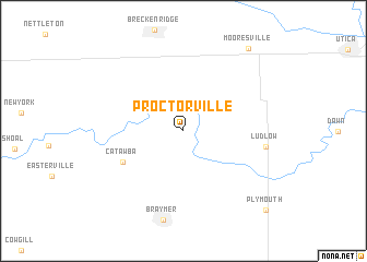 map of Proctorville
