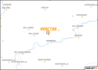 map of Proctor