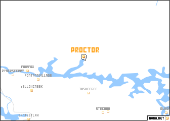map of Proctor