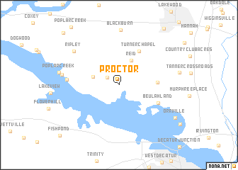 map of Proctor