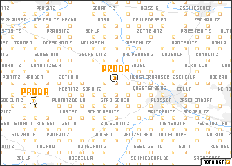 map of Pröda