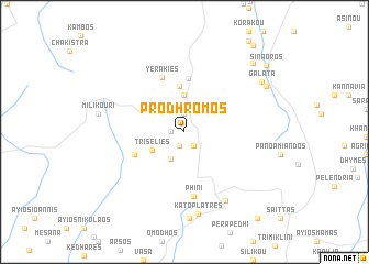 map of Prodhromos