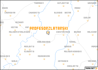 map of Profesor Zlatarski