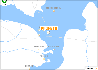 map of Profeta