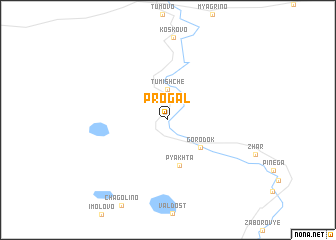 map of Progal\