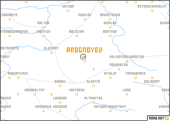 map of Prognoyev