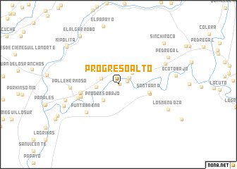 map of Progreso Alto