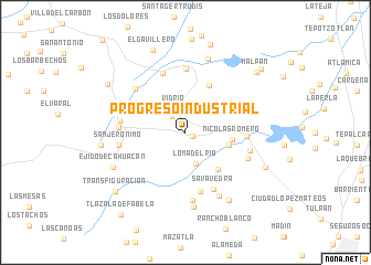 map of Progreso Industrial