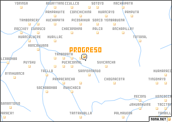 map of Progreso