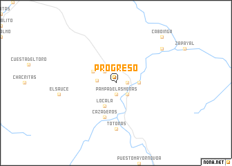 map of Progreso