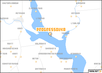 map of Progressovka