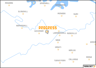 map of Progress