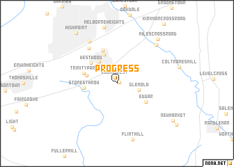 map of Progress
