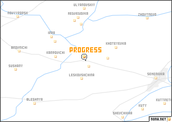 map of Progress