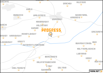 map of Progress