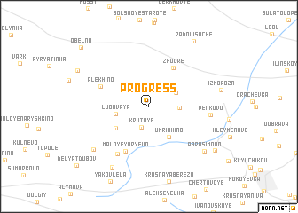 map of Progress