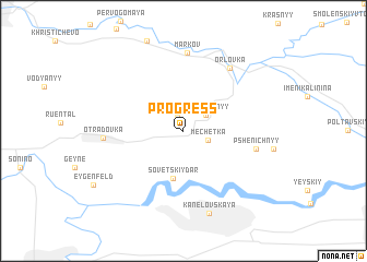 map of Progress