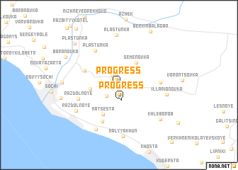 map of Progress