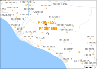 map of Progress