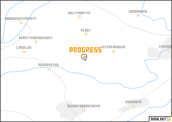 map of Progress