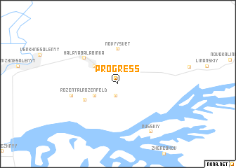 map of Progress